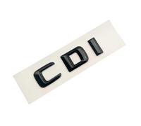 ABS Chrome Car Lettere Tronco Emblema Distintivo Logo Compatibile Con Mercedes ML 320 280 ABCES GLK 220 350 200 CDI 4matic Accessori Adesivo (Color : CDI Glossy Black)