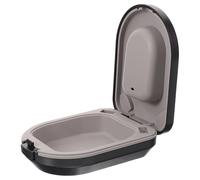 ABS, Custodia Portatile per Apparecchi Acustici Nera Scatola Protettiva | Formato Tascabile, Compatibile con Dispositivi Intrauricolari e Oggetti di Dimensioni Medie, Finitura Elegante