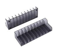 ABS Durevole 2 Pezzi Porta Carte di Gioco Staffa di archiviazione CD Impermeabile Portatile Grande capacità Compatibile con / Slim/PRO