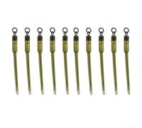 ABS e lega di rame PVA Solid Bag steli per pesca alla carpa con cambio rapido manicotto e coda integrazione (10 pezzi)