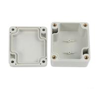 ABS Electronics Project Box con viti, IP67, scatola di giunzione per terminali elettrici, resistente alla compressione e alla deformazione (63 x 58 x 35 mm)