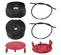 ABS F016F04839 Base per testina decespugliatore, F016L72438 1600A00X61 1600A00DU0 F016F04841 tappi per bobina e linea trimmer F016800431 per decespugliatore Bosch AFS 23-37 (BCL)