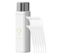ABS Floss Dispenser 2.6x2.6x10.4cm, 38g Portable Automatic Refillable, Compact Floss Pick Organizer for Home, Travel, Gym, Office