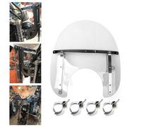ABS Front Fork Windshield WindScreen For Honda Kawasaki Harley Suzuki Yamaha CLR