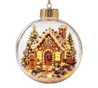 ABS Glowing Christmas Diorama Ornament Decorative Lighted Home Decor