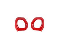 ABS In Fibra Di Carbonio Auto Gear Shifter Testa Decorazione Borsette Copertura Per Ford Per Bronco 2021-2023 Up Accessori Interni Car Interior(Rosso)