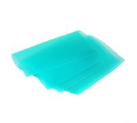 ABS - Inserti per frigorifero, set da 4 pezzi, in ABS (blu trasparente) | Antiscivolo per la superficie, protegge gli scaffali dallo sporco, facile da pulire, 45 x 30 cm, colore verde