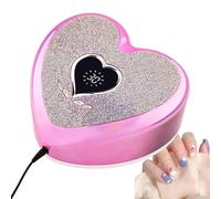 ABS LED Nail Lamp, 96W Portable Professional Nail Polish Lamp, Fast Gel fingernail Curing with 4 Timers and LCD Display, Ideal for Home or Salon Uses