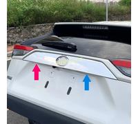 ABS lucido Chrome Tronco Portellone Trim Stampaggio Strisce Styling Per Toyota RAV4 2019 2020 2021 2022 2023 2024 Accessori