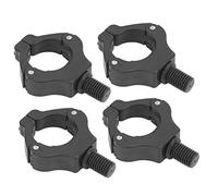 ABS + Magnete 4PCS Testa per Staffa per Canna da Pesca in Mare Testa per Staffa Magnetica per Pesca Verde Brillante/Nera per Piscina per Pesca in Mare(Black)