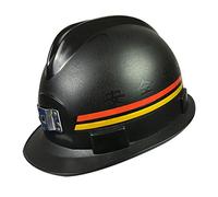 ABS Materiale Minatori Casco Sicurezza di Lavoro Sotterraneo Costruzione Hard Hat Anti-piercing Scrubbing Antistatico Ignifugo LED Faro Alta Luminosità Lunga Vita Buona Stabilità Coppa in alluminio
