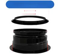 ABS per giunto flangia condotto 150 mm girevole per uso HVAC e venti