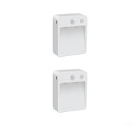 ABS per luce notturna con sensore crepuscolare e luce fissa ABS per | Sensore di movimento a infrarossi, si spegne dopo 25 s, angolo di 120°, ideale per scale e corridoi