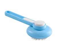 ABS Pet Deshedding Spazzola Con Massaggio Gatti Grooming Pettine Per Capannone Controllo & Liscio Cappotto Cura Pet Deshedding Spazzola