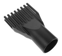Abs Pettine in Accessorio per Nero, Asciugacapelli | Superficie Liscia e Lavorazione Accurata, Resistente al Calore, Finitura Nera, per Uso Phon