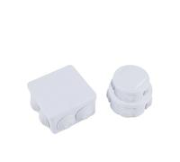 ABS Plastic Electrical Junction Box DIY Power Control Case IP55 Waterproof for Outdoor Cable Wire Connection Enclosure Housing(80x50mm)
