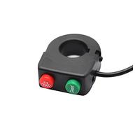 ABS Plastic Handlebar Fehlight Featlight Luz de la cabeza de la bocina Dos funciones del manillar del manillar FRICCIÓN Y AÑO ANTI VIBRACIÓN PAR