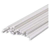 ABS Plastic Square Rod Length 500Mm, Side 3-5Mm Suitable for Making Scene Models, Handicrafts And Decorations, length 5mm (15pcs)(Side length 4mm (25pcs))