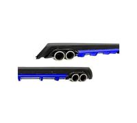 ABS Plastica Per Renault Per Clio Mk2 Auto Paraurti Posteriore Diffusore Nero Car Styling Spoiler Deflector Body Kit Splitter Lip(Blue,B)