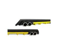 ABS Plastica Per Renault Per Clio Mk2 Auto Paraurti Posteriore Diffusore Nero Car Styling Spoiler Deflector Body Kit Splitter Lip(Giallo,B)