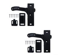 ABS plastica RV schermo porta fermo sostituzione set (sinistra) | Robusta plastica ABS, materiale resistente all'usura, design anti-crepa, lunga durata, finitura nera