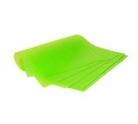 ABS - Set di 4 inserti per frigorifero in ABS (verde trasparente) | Antiscivolo per la superficie, protegge gli scaffali dallo sporco, facile da pulire, 45 x 30 cm, colore verde