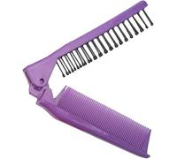 Abs spazzola per capelli pieghevole resistente al calore spazzole per parrucchieri accessori, violaTrattamento professionale