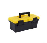 ABS Tool Storage Box Organizer Heavy Duty Portable Plastic Case con vassoio rimovibile per piccole parti e utensili elettrici Design ispessito per casa officina a(a)