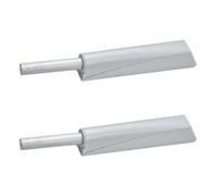 ABS Touch Catches Push Open Cabinet Door Hardware, grigio | Struttura in ABS silenziosa, perfetta per armadio da cucina e bagno; facile da installare come decorazione per la casa