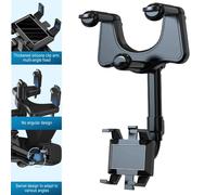 ABS Universale Girevole E Retrattile Auto Telefono Sostegno Specchietto Specchio