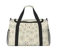 Absctract - Borsa da weekender, motivo geometrico, con stampa spaziale, borsa da palestra con bagaglio a mano, borsa da viaggio per il fine settimana
