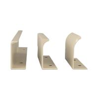 ABSDWIF Maniglia for armadio nascosta curva in alluminio for da cucina for Cassettiera Mobili Accessori for mobili(Right Angle,120mm)