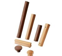 ABSDWIF Maniglie for mobili in legno Pomelli for cassetti for armadietti da cucina in noce for armadi e cassetti Maniglie lunghe for guardaroba(H-Log-400mm)