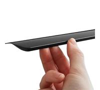 ABSDWIF Maniglie for porte dal design minimale, armadio invisibile non perforato con bordi lunghi, maniglie nere, maniglie nascoste negli armadi(Brushed Gray,300MM)