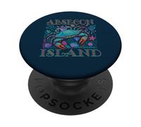 ABSECON ISLAND NUOVA MAGLIA BLU GRANDE ESTATE SPIAGGIA VACANZA PopSockets PopGrip Adesivo