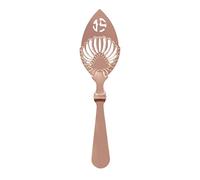 Absente Spoon - Stainless Steel Wormwood Slotted Utensil, Hollow Design Cocktail Serving Tool, Sugar Cube Drink Preparation Accessory, Decorative Mixing Spoon For Catering Buffet Beverage