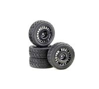 Absima 1:10 Rally Rally Winded Ruote complete Nero 4 pz.