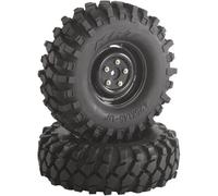 Absima 2500030 1:10 Crawler Ruote complete Blocco Offroad V Crawler Nero 2 pz.
