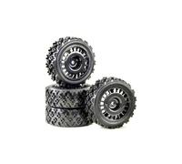 Absima 2510060 1:10 Rally Rally Block Ruote complete Nero 4 pz.