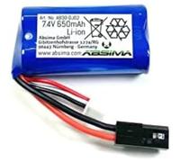 Absima AB30-DJ02 - Batteria per modellismo (Liion), 7,4 V, 500 mAh