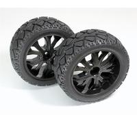 Ansima Buggy Onroad Pneumatici Completo Nero Anteriore 1:10 (2 St / 250001