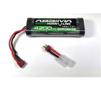 Batteria NiMh Absima 4200 mAh 7.2V Greenhorn Line Tamiya + Adattatore Deans
