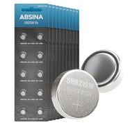 ABSINA 100x Batteria SR621SW orologio 1,55V ossido d'argento - SR621SW batteria orologio a tenuta stagna e lunga durata - batteria 364 orologio, SR621SW batterie orologi