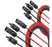 ABSINA 2 Metro Cavo fotovoltaico 4mm 2 H1Z2Z2-K nero & rosso