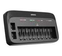 Absina 301003 Caricabatterie rapido NiMH, NiCd Blocco da 9 V, Ministilo (AAA),