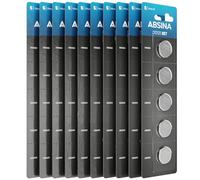 ABSINA 50x Batteria CR2025 3V - CR2025 batteria anti perdite & lunga durata - CR 2025 batteria 3V, batteria 2025 bottone, pila CR2025, batterie 2025, pile CR2025, pila 2025, pile 2025 bottone