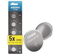 ABSINA batteria CR1616 3V al litio