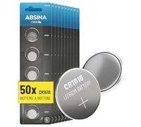 ABSINA batteria CR1616 3V al litio