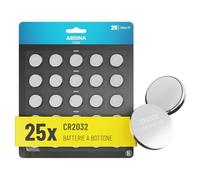 ABSINA Batteria CR2032 3V - Pile a prova di perdite, resistenti e longevoli