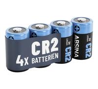 ABSINA 4x Batteria CR2 3V al litio per fotocamere e molto altro - Batterie CR2 sigillata e di lunga durata - Pile CR2 con 800mAh - Pila CR2 batterie, batteria litio 3V